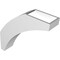 Ekena Millwork 4-in. W x 16-in. D x 16-in. H Thorton Architectural Grade PVC Knee Brace BRCP04X16X16THR - alternate 3